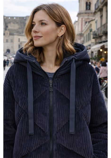 DUNO Jolie Oversized Short Down Jacket in Wide-Cord Cotton Velvet DUNO |  | JOLIE TURES901